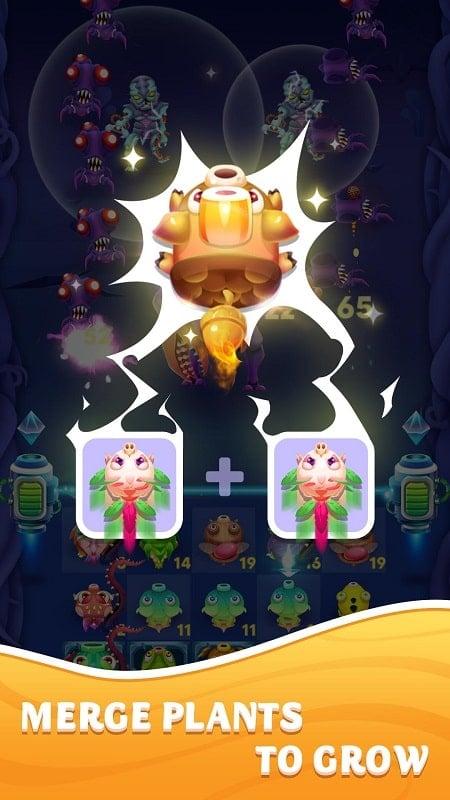 Merge Plants: Aliens Defense APK
