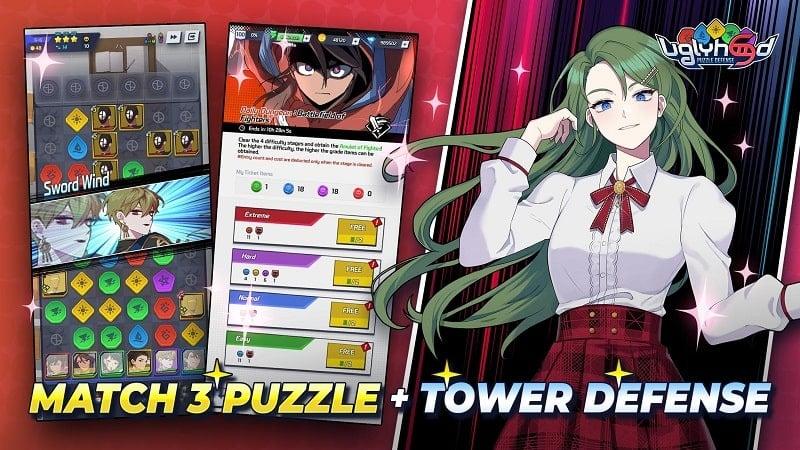 Uglyhood: Puzzle Defense APK